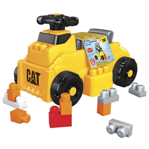 MEGA BLOKS Cat Build 'N Play Ride-On Building Set