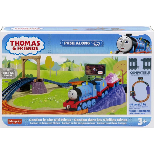 Thomas & Friends Push Along Gordon In The Old Mines Track Set