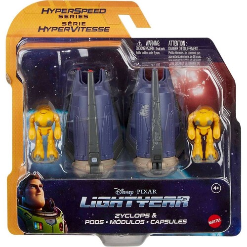 Disney Pixar Lightyear Hyperspeed Series Zyclops & Pods