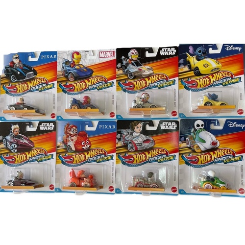 Hot Wheels Racer Verse Collection Singles Set of 8