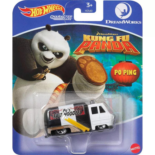 Hot Wheels Character Cars Kung Fu Panda Po Ping