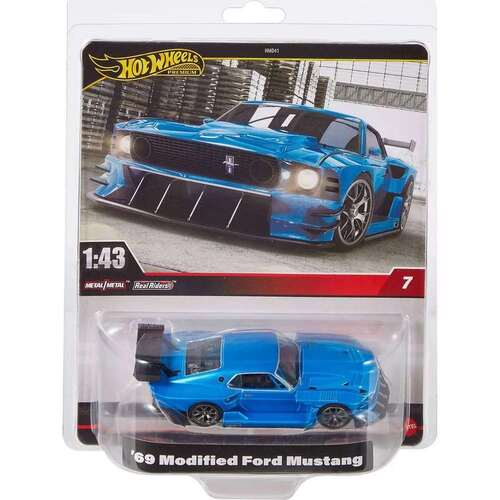 Hot Wheels Premium 1:43 '69 Modified Ford Mustang