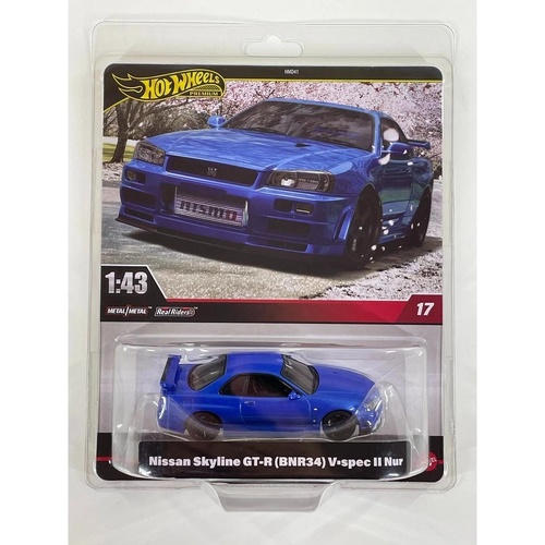 Hot Wheels Premium 1:43 Nissan Skyline GT-R (BNR34) V Spec II Nur