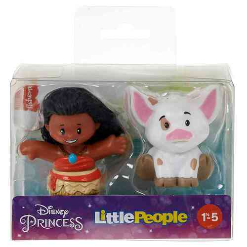 Fisher-Price Little People Disney Princess Moana & Sidekick 2 Pack