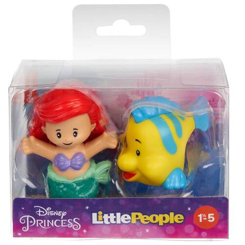 Fisher-Price Little People Disney Princess Ariel & Sidekick 2 Pack
