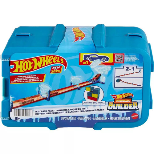 Hot Wheels Track Builder Ice Crash Pack