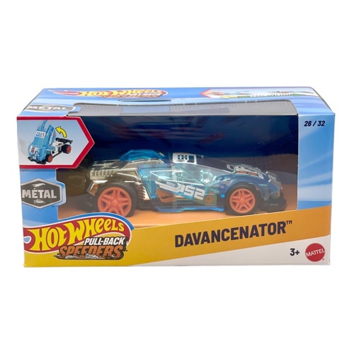 Hot Wheels Pull-Back Speeders Davancenator Die-Cast Vehicle