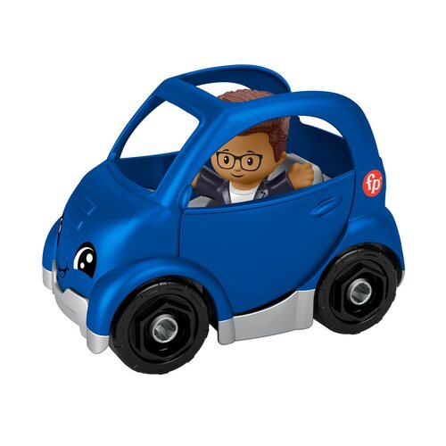 Fisher-Price Little People Transports Blue Car