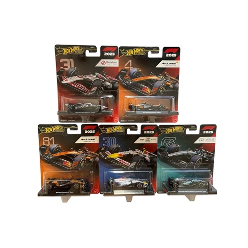 Hot Wheels Racing Premium Formula 2025 Set 5