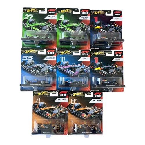 Hot Wheels Formula 1 Series Vehicle Group 2 Full Box