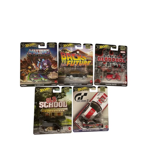 Hot Wheels Premium POP Culture Set of 5