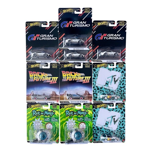 Hot Wheels Pop Culture Asst Case of 10