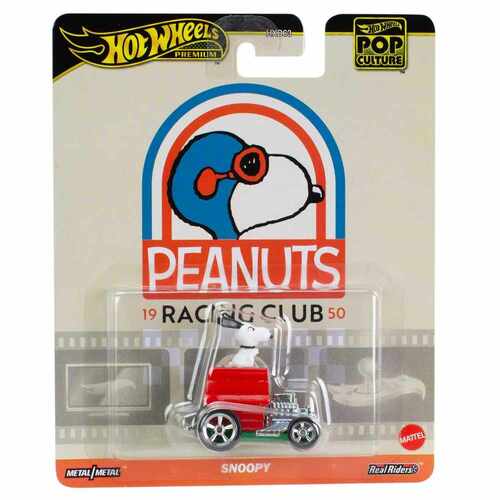 Hot Wheels Premium Pop Culture Snoopy Peanuts 1950 Racing Club