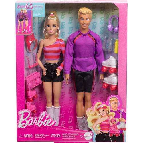 Ken and Barbie Fashionista Doll 2pack 65th Anniversary