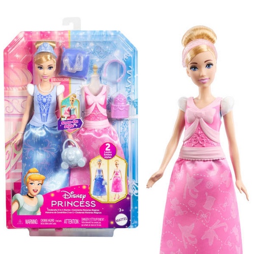 Disney Princess 2-in 1 Stories Fashion Doll Cinderella