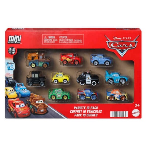 Disney Pixar Cars Mini Racers 10 Pack
