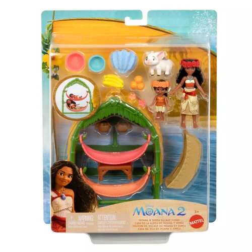 Disney Moana 2 Moana and Simea Village Home Playset
