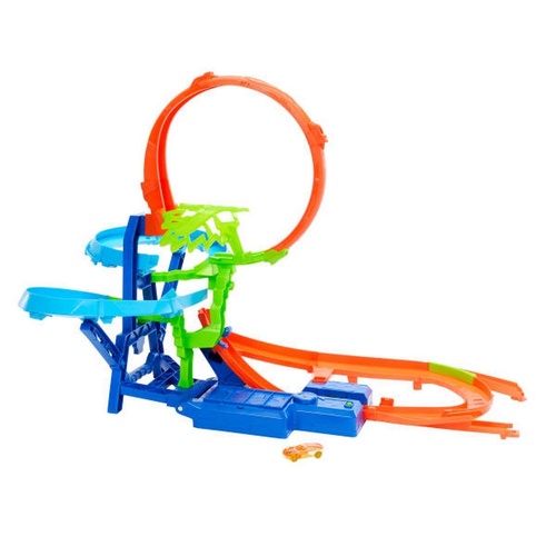 Hot Wheels Stunt Tracks Mid-Air Crash 2025