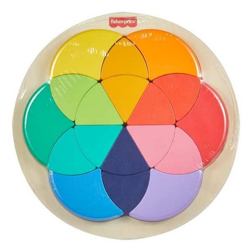 Wooden Color Wheel Puzzle