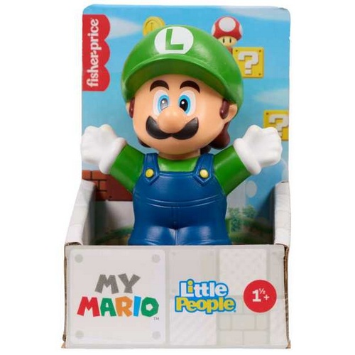 Fisher-Price Little People My Mario Figure - Luigi