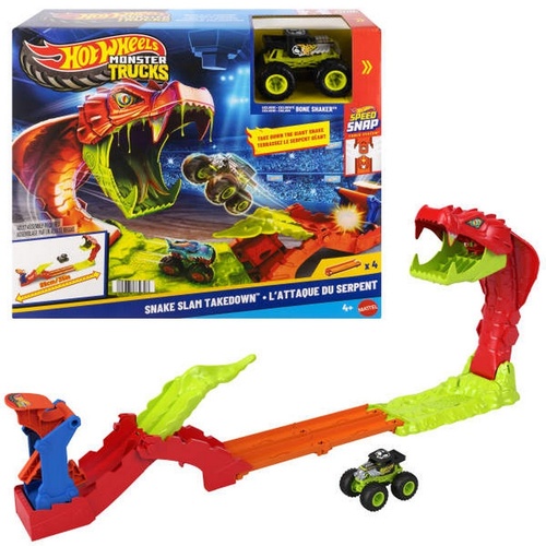 HW Monster Trucks Snake Slam Takedown Playset