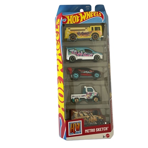 Hot Wheels 5-Pack - HW Metro Sketch