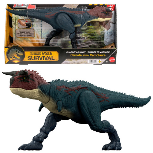 Jurassic World Survival Carnotaurus Charge 'N Chomp Dinosaur Figure