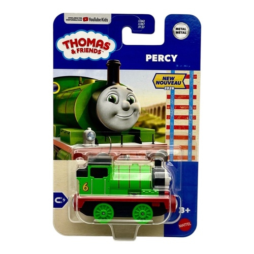 Thomas & Friends by Fisher-Price Die-Cast Push-Around Toy Train Engine - Percy