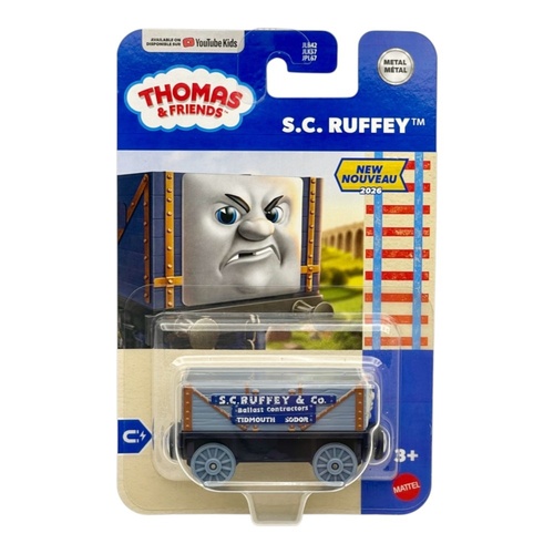 Thomas & Friends by Fisher-Price Die-Cast Push-Around Toy Train Wagon - S.C. Ruffey