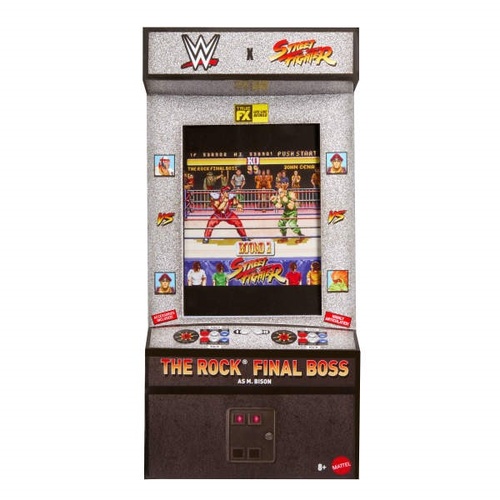 WWE X Street Fighter Action Figure - The Rock Final Boss