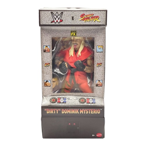 WWE x Street Fighter “Dirty” Dominik Mysterio Ken Action Figure