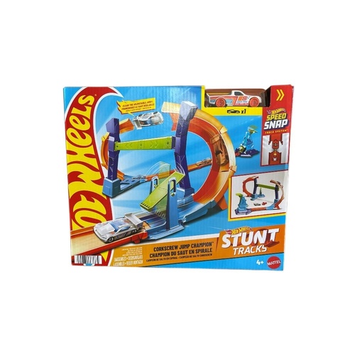 Hot Wheels Stunt Tracks - Corkscrew Jump Champion