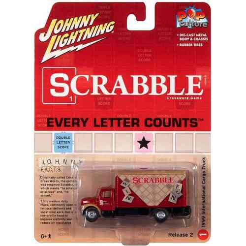 Johnny Lightning Scrabble 1999 International Cargo Truck