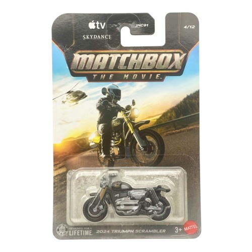 Matchbox The Movie 2024 Triumph Scrambler 4/12