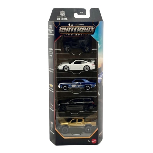 Matchbox The Movie Villain Pursuit 5-Pack Die-Cast Vehicle Set
