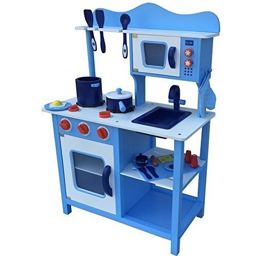 Breakfast Kitchen with Accessories Blue