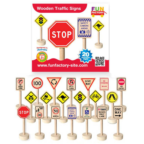 Wooden Australian Traffic Signs