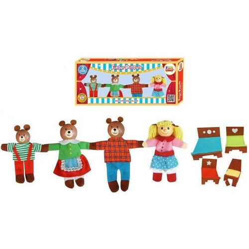 Finger Puppets 8pc Goldilocks