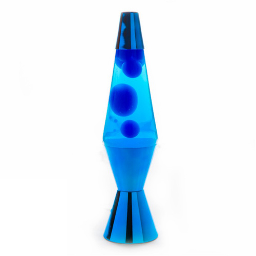 Metallic Diamond Lava Lamp Blue Blue Blue