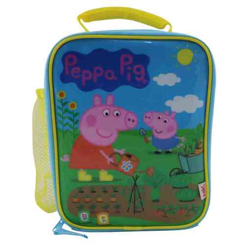 Peppa Pig Slimline Lunchbag with Mesh Pocket