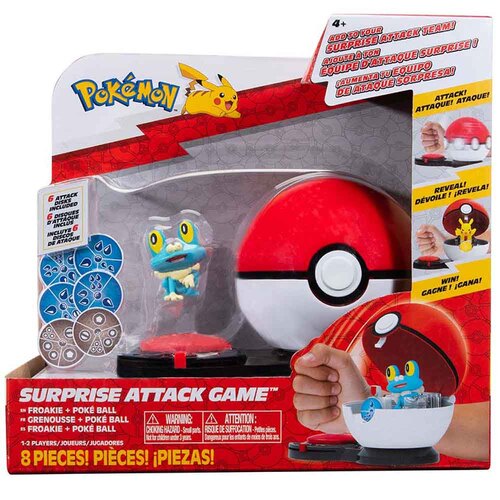 Pokemon Surprise Attack Game Froakie + Poke Ball