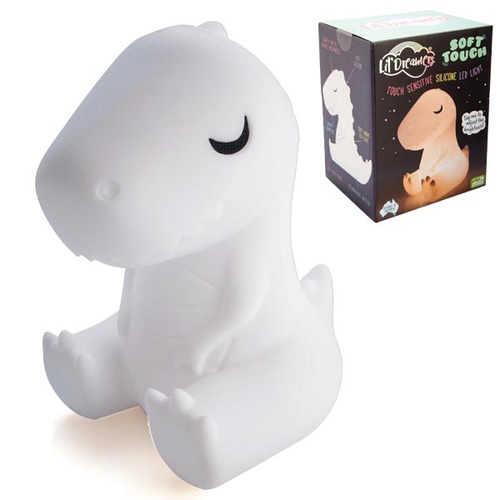 Lil Dreamer T-Rex Silicone Touch LED Lamp