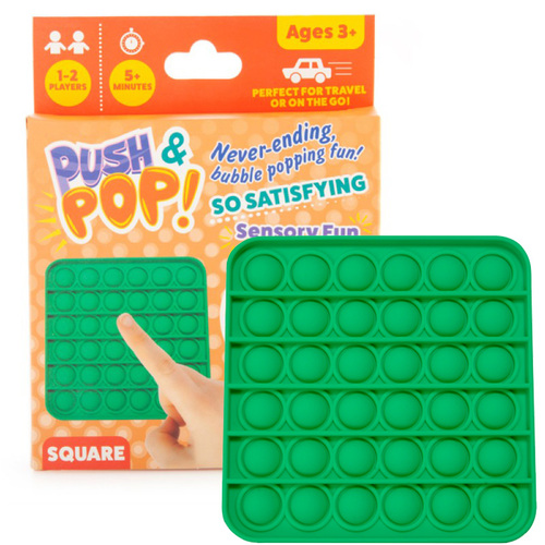 Push & Pop Square Green Pop It