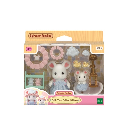 Sylvanian Families - Bath Time Bubble Siblings