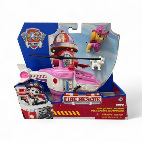Paw Patrol Fire Rescue Helicopter - Skye Solid
