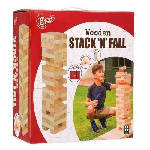 Garden Games Wooden Stack n Fall